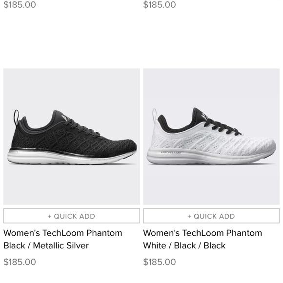 NWT APL Phantom Running Shoes Athletic Propulsion Labs Sneakers Black / White - Picture 12 of 16